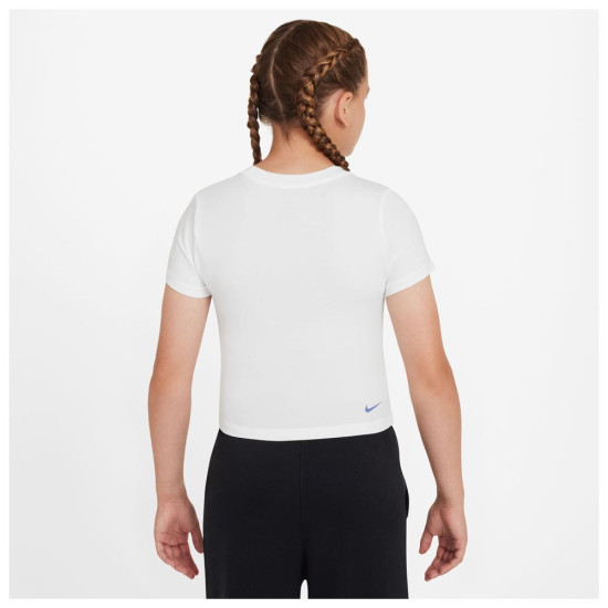 Nike Παιδική κοντομάνικη μπλούζα Sportswear Bow Cropped Tee